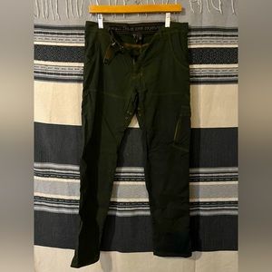 Prana Zion men pants rare green straight fit 32x32